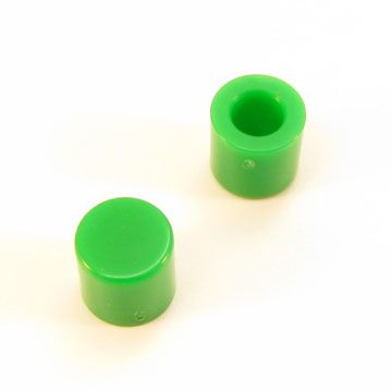 Cap voor 6x6 micro drukknop schakelaar rond Groen